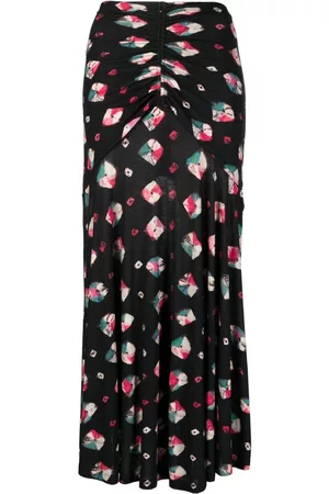 ULLA JOHNSON Nadira Nocturne-print maxi skirt