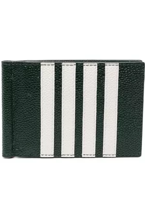 Thom Browne 4-Bar stripe leather wallet