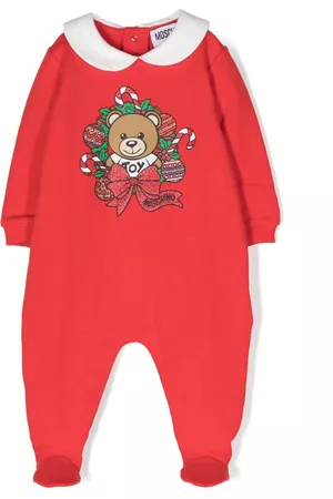 Moschino Teddy Bear-print stretch-cotton pajamas