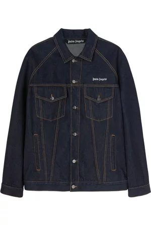 Palm Angels Embroidered-logo denim jacket