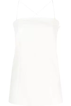 Helmut Lang Slip zip-up square-neck tank top