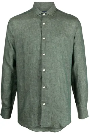 Frescobol Carioca Antonio long-sleeve linen shirt