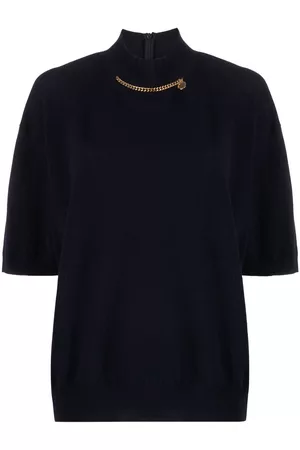 Stella McCartney Falabella high-neck wool blouse