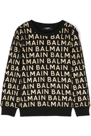 Balmain Logo-print cotton sweatshirt