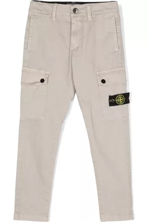 Stone Island Compass-badge slim-fit cargo trousers