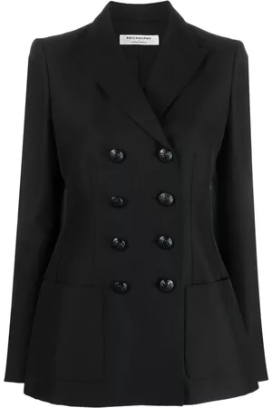 Serafini Embossed-buttons double-breasted blazer