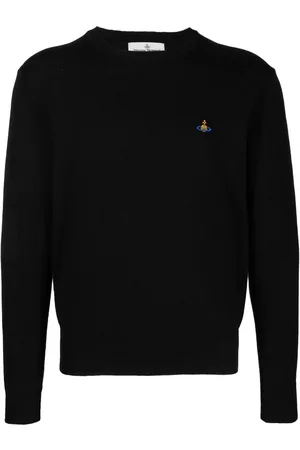 Vivienne Westwood Orb-embroidery crew-neck jumper