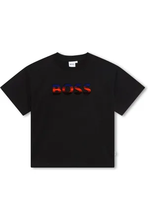 HUGO BOSS Logo-embroidered cotton T-shirt