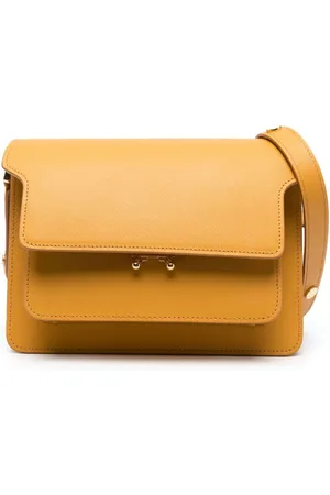 Marni Trunk leather shoulder bag