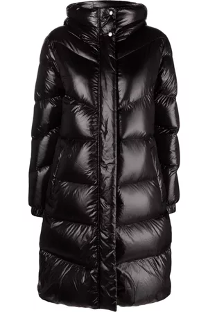 Woolrich Logo-patch padded raincoat