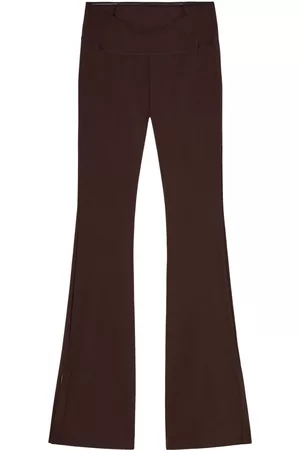 Palm Angels Heartshape mid-rise flared leggings