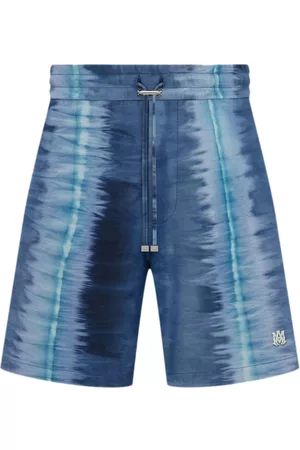 AMIRI Tie-dye leather shorts