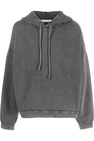 Acne Studios Logo patch cotton hoodie