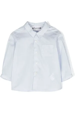 BONPOINT Classic-collar long-sleeve shirt