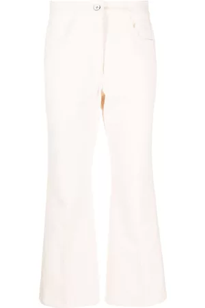 Jil Sander Pressed-crease flared trousers