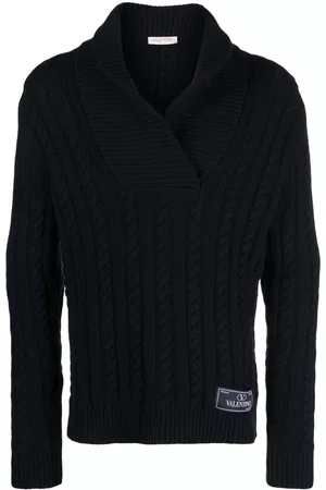 VALENTINO GARAVANI Cable-knit virgin wool jumper
