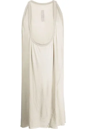 Rick Owens Scoop-neck cotton tank top