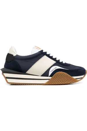 Tom Ford James panelled leather sneakers