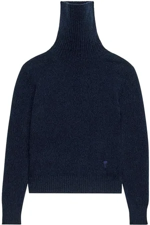 Ami Roll-neck cashmere jumper