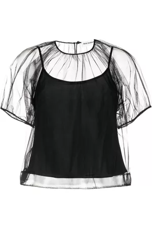 Molly Goddard Semi-sheer overlay top