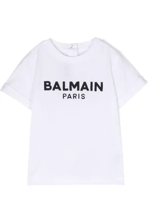 Balmain Logo-embroidered cotton T-shirt
