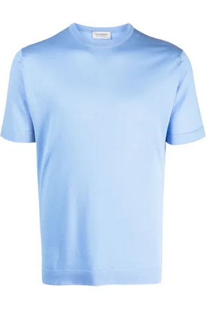 JOHN SMEDLEY Crew-neck cotton T-shirt