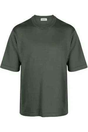 JOHN SMEDLEY Short-sleeve cotton T-shirt