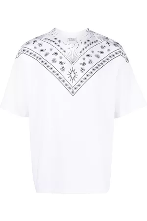 MARCELO BURLON Bandana-print cotton T-shirt