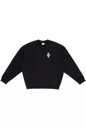 MARCELO BURLON Optical Cross cotton sweatshirt