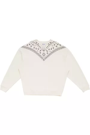 MARCELO BURLON Bandana-print cotton sweatshirt