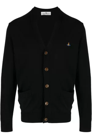 Vivienne Westwood Orb logo-embroidered knitted cardigan