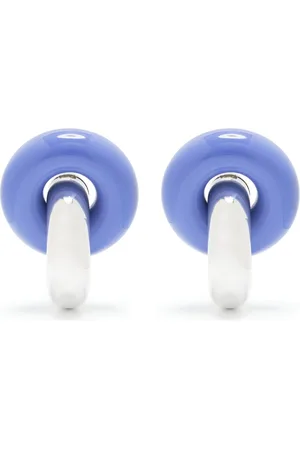 UNCOMMON MATTERS Cumulus chunky-hoop pendant earrings