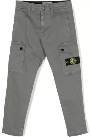 Stone Island Compass-badge slim-fit cargo trousers