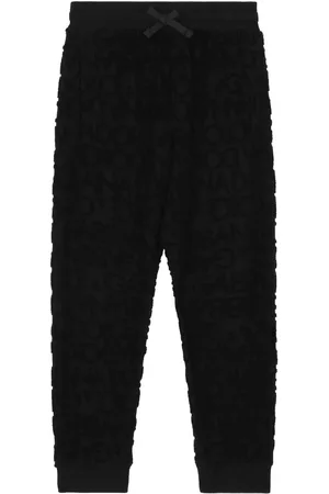 Dolce & Gabbana Monogram-jacquard drawstring track pants