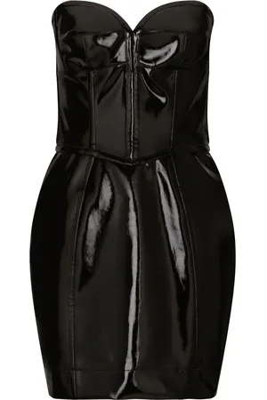 Dolce & Gabbana High-shine structured minidress