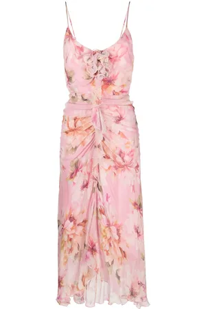 NISSA Floral-print georgette dress