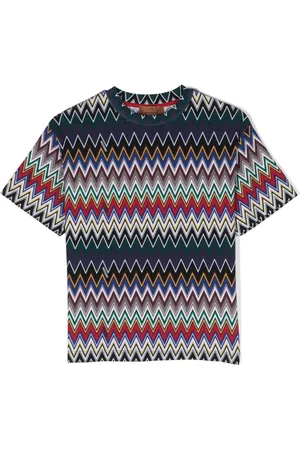 Missoni Zigzag-print stretch-cotton T-shirt