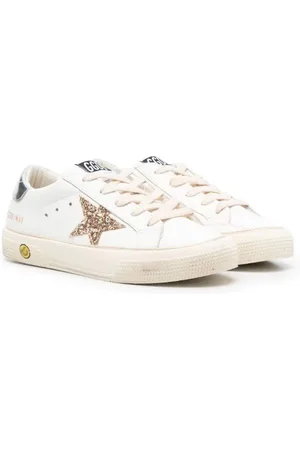 Golden Goose Old School glitter-star sneakers