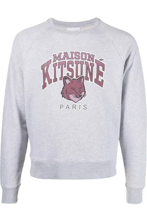 Maison Kitsuné Logo-print cotton sweatshirt