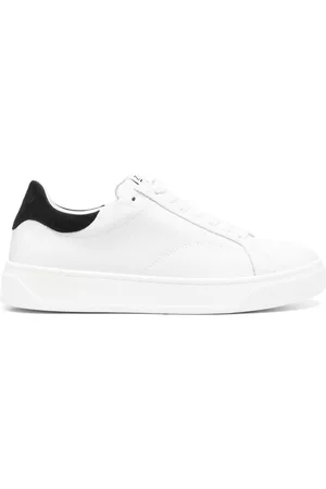 Lanvin Logo-patch lace-up sneakers