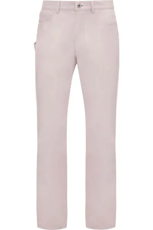 J.W.Anderson Logo-patch five-pocket chino trousers