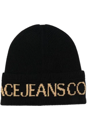 VERSACE Intarsia-logo wool beanie