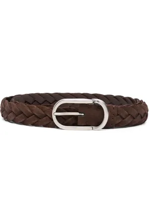 Brunello Cucinelli Braided buckle belt