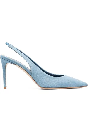 Scarosso Slingback 100mm leather pumps