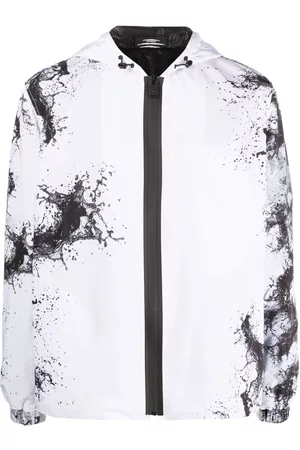 Philipp Plein Splash-print hooded jacket