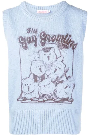 Charles Jeffrey Loverboy Cute Gromlin knitted vest