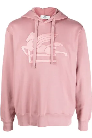 Etro Logo-embroidered cotton hoodie