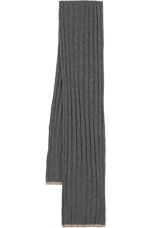 Brunello Cucinelli Ribbed cashmere scarf