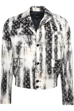 AMIRI Monogram-print wool-blend jacket