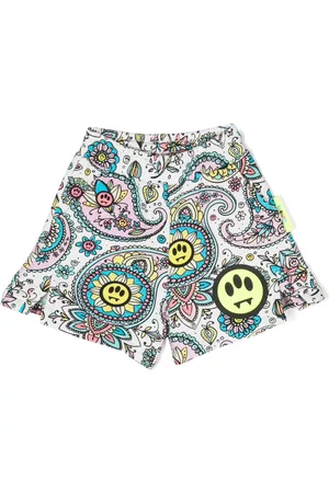 BARROW Paisley-print cotton shorts